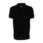 Tom Ford Herr T-shirts & Polos i Svart Black, Herr