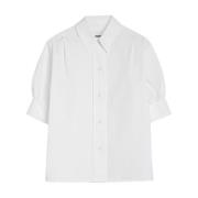 Jil Sander Bianco Damskjorta Ss25 White, Dam