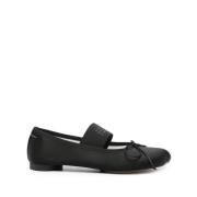 MM6 Maison Margiela Svarta Ballerinaskor för Kvinnor Black, Dam