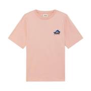 Autry Blommig T-shirt - Kortärmad Pink, Herr