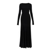 Christopher Esber Elegant Maxi Klänning med Koppar Dekoration Black, D...