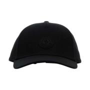 Moncler Svart Bomull Baseballkeps Logo Black, Unisex