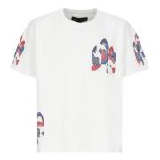 Who Decides War Kontrast Logo Bomull T-shirt Vit White, Herr