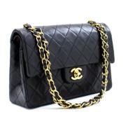 Chanel Vintage Pre-owned Laeder chanel-vskor Black, Dam