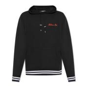 Balmain Hoodie med logotyp Black, Herr