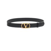 Valentino Garavani Svart Bälte Dam Accessoarer Elegant Stil Black, Dam