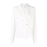 Giambattista Valli Ivory Blus för Kvinnor White, Dam