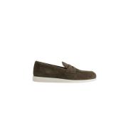 Church's Khaki Green Saddle Loafers Green, Herr