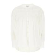 Isabel Marant Étoile Stilig Top för Trendy Looks White, Dam