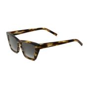 Saint Laurent Brun Cat-Eye Solglasögon UV-skydd Brown, Dam