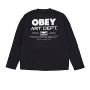 Obey Kreativa Lösningar Långärmad T-shirt Svart Black, Unisex