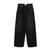 Haikure Denim Jeans för en stilren look Black, Dam