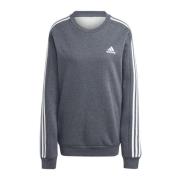 Adidas Essentials Fleece 3-Stripes Sweatshirt - Grå Gray, Dam