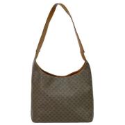 Celine Vintage Pre-owned Canvas axelremsvskor Brown, Dam