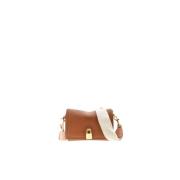 Carolina Herrera Låst Mini Crossbody Väska Brown, Dam