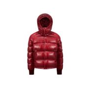 Moncler Kort pufferjacka med huva Red, Herr