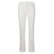 7 For All Mankind Bootcut-jeans White, Dam