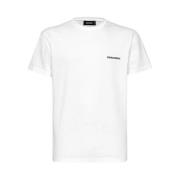 Dsquared2 Milan Print Bomull T-shirt White, Herr