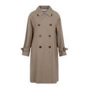 Max Mara Vår Kamel Trench Coat Beige, Dam