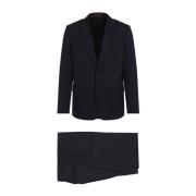 Gucci Bläck Logo Suit Black, Herr