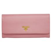 Prada Vintage Pre-owned Laeder plnbcker Pink, Dam