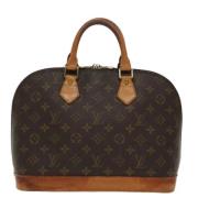 Louis Vuitton Vintage Pre-owned Canvas handvskor Brown, Dam