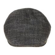 Borsalino Platt Duckbill Keps med Sydd Skärm Gray, Herr