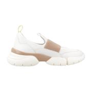 Geox Atletiska skor med Adacter W-stil White, Dam