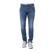 Jacob Cohën Slim Fit Blekt Blå Jeans Blue, Herr