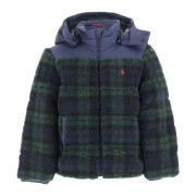 Polo Ralph Lauren Rutigt Mönster Nylon Fleece Jacka Multicolor, Herr