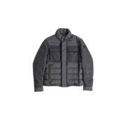 Moncler Grå Dunjacka med Dold Huva Gray, Herr