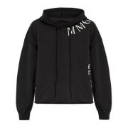 MM6 Maison Margiela Tröja med logotyp Black, Dam