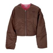 HUF Paisley Satin Bomberjacka Brown, Dam