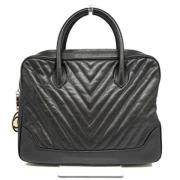 Chanel Vintage Pre-owned Laeder handvskor Black, Dam