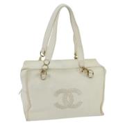 Chanel Vintage Pre-owned Laeder chanel-vskor Beige, Dam