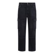 Diesel Stiliga 5-Fickor Jeans Gray, Herr