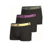 Adidas Aktiv Flex Bomull Färgad Bälte Boxers Black, Herr