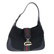 Gucci Vintage Pre-owned Canvas gucci-vskor Black, Dam