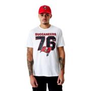 New Era Vit Buccaneers NFL Tee White, Herr