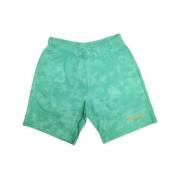 Champion Grön Tie Dye Logo Bermuda Shorts Green, Herr