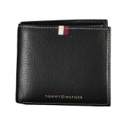 Tommy Hilfiger Svart Läder Herr Plånbok Black, Herr