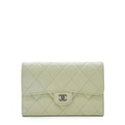 Chanel Vintage Pre-owned Laeder plnbcker Beige, Dam