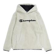 Champion Beige broderad logotyp sherpa-huva Beige, Herr