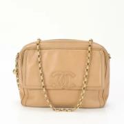 Chanel Vintage Pre-owned Laeder handvskor Brown, Dam