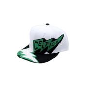 Mitchell & Ness Vit Celtics Snapback Keps White, Herr