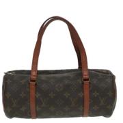 Louis Vuitton Vintage Pre-owned Canvas handvskor Brown, Dam