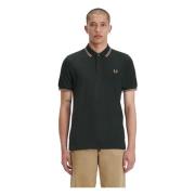 Fred Perry Grön Twin Tipped Polo Skjorta Green, Herr