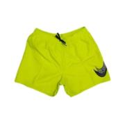 Nike Gula Swimshorts med Swoosh Design Green, Herr