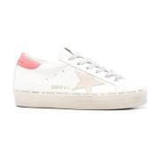 Golden Goose Vita lädersneakers med stjärnapplikation White, Dam