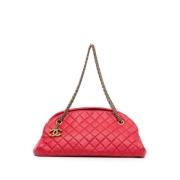 Chanel Vintage Pre-owned Laeder chanel-vskor Red, Dam